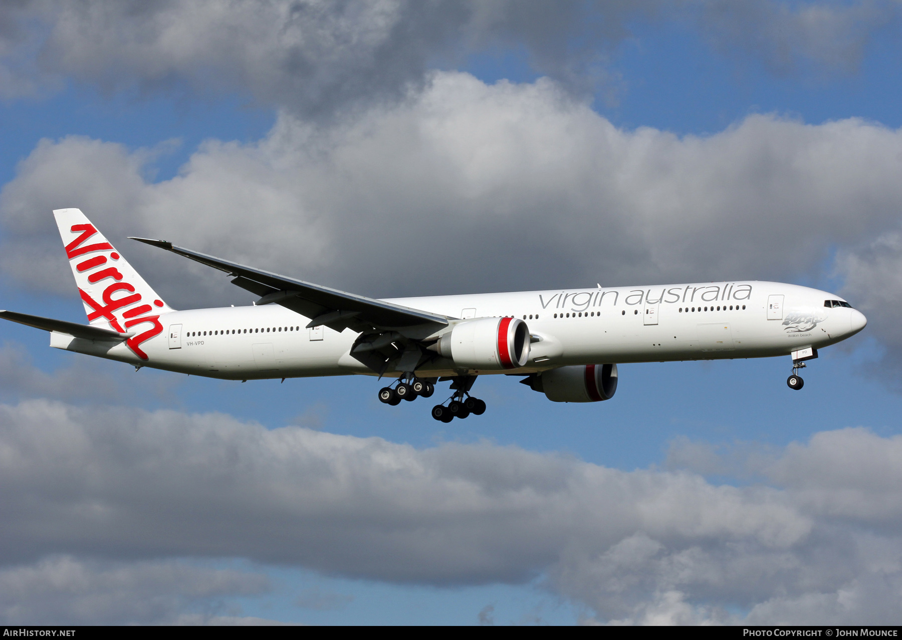 Aircraft Photo of VH-VPD | Boeing 777-3ZG/ER | Virgin Australia Airlines | AirHistory.net #588222