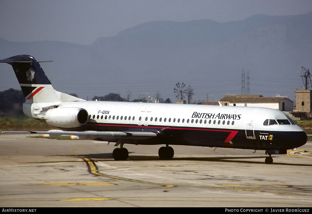 Aircraft Photo of F-GIOA | Fokker 100 (F28-0100) | British Airways | AirHistory.net #588223