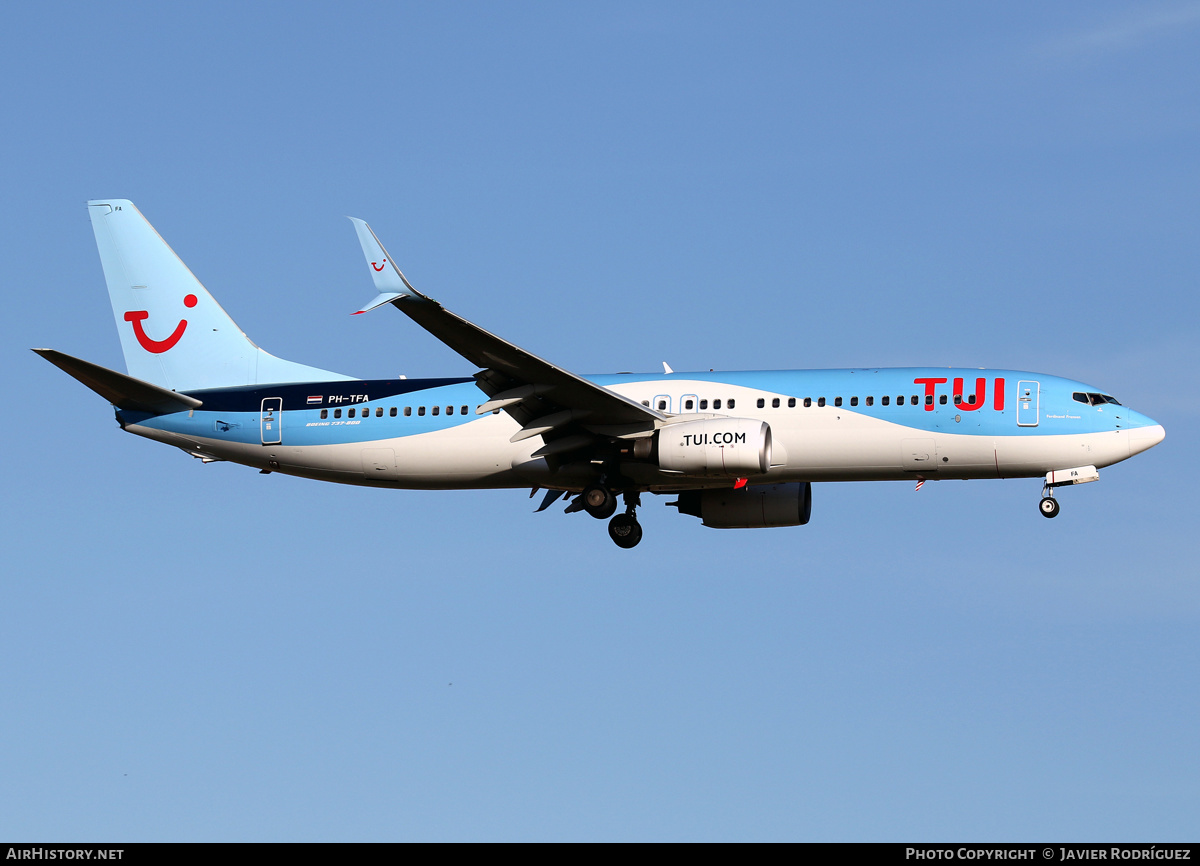Aircraft Photo of PH-TFA | Boeing 737-8K5 | TUI | AirHistory.net #588239