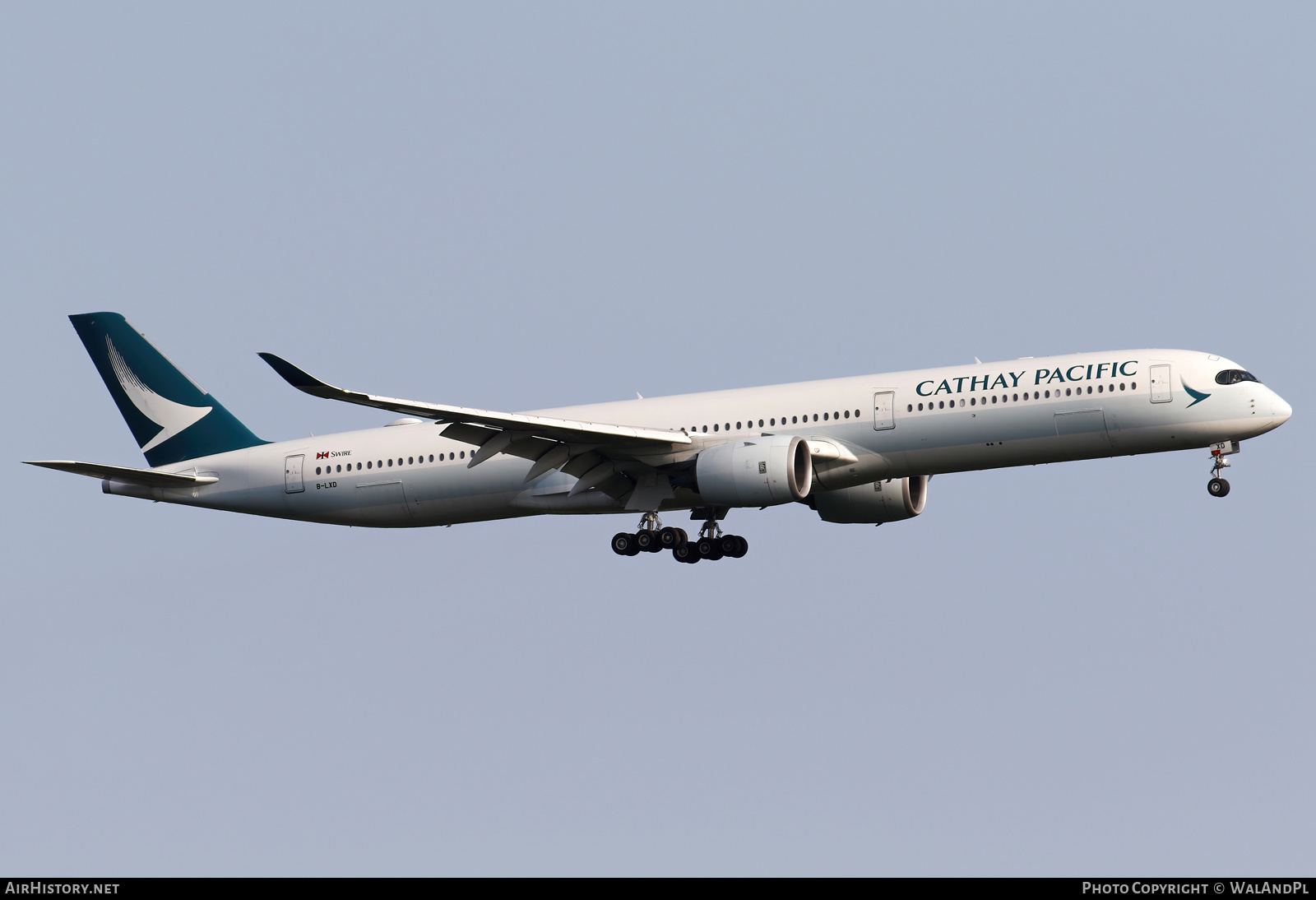 Aircraft Photo of B-LXD | Airbus A350-1041 | Cathay Pacific Airways | AirHistory.net #588245