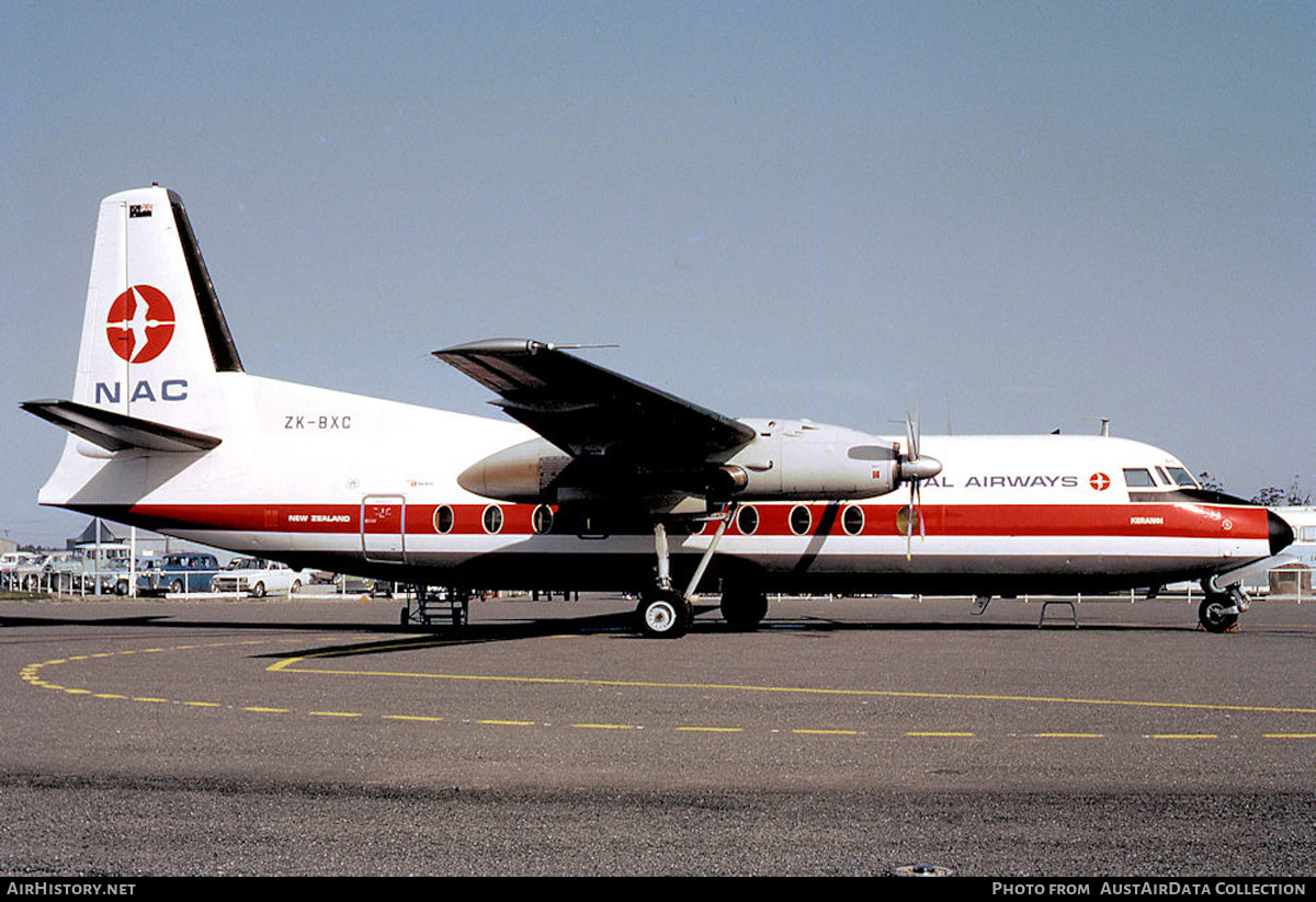 Aircraft Photo of ZK-BXC | Fokker F27-100 Friendship | New Zealand National Airways Corporation - NAC | AirHistory.net #588274