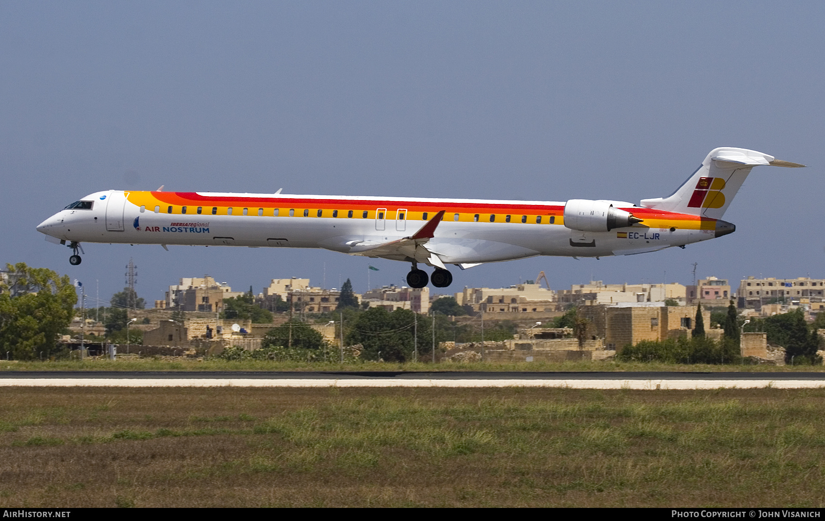 Aircraft Photo of EC-LJR | Bombardier CRJ-1000ER NG (CL-600-2E25) | Iberia Regional | AirHistory.net #588281