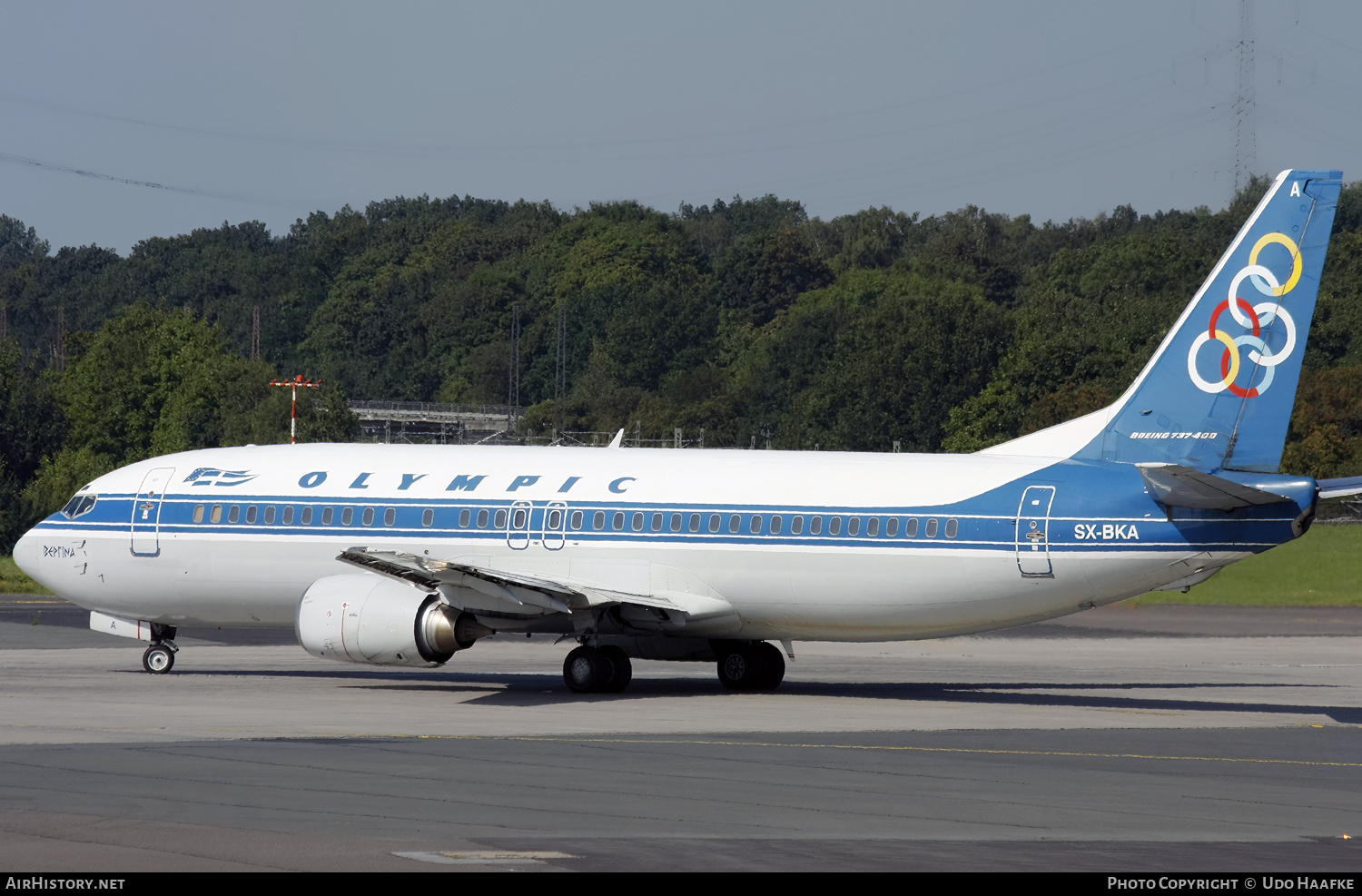 Aircraft Photo of SX-BKA | Boeing 737-484 | Olympic | AirHistory.net #588309