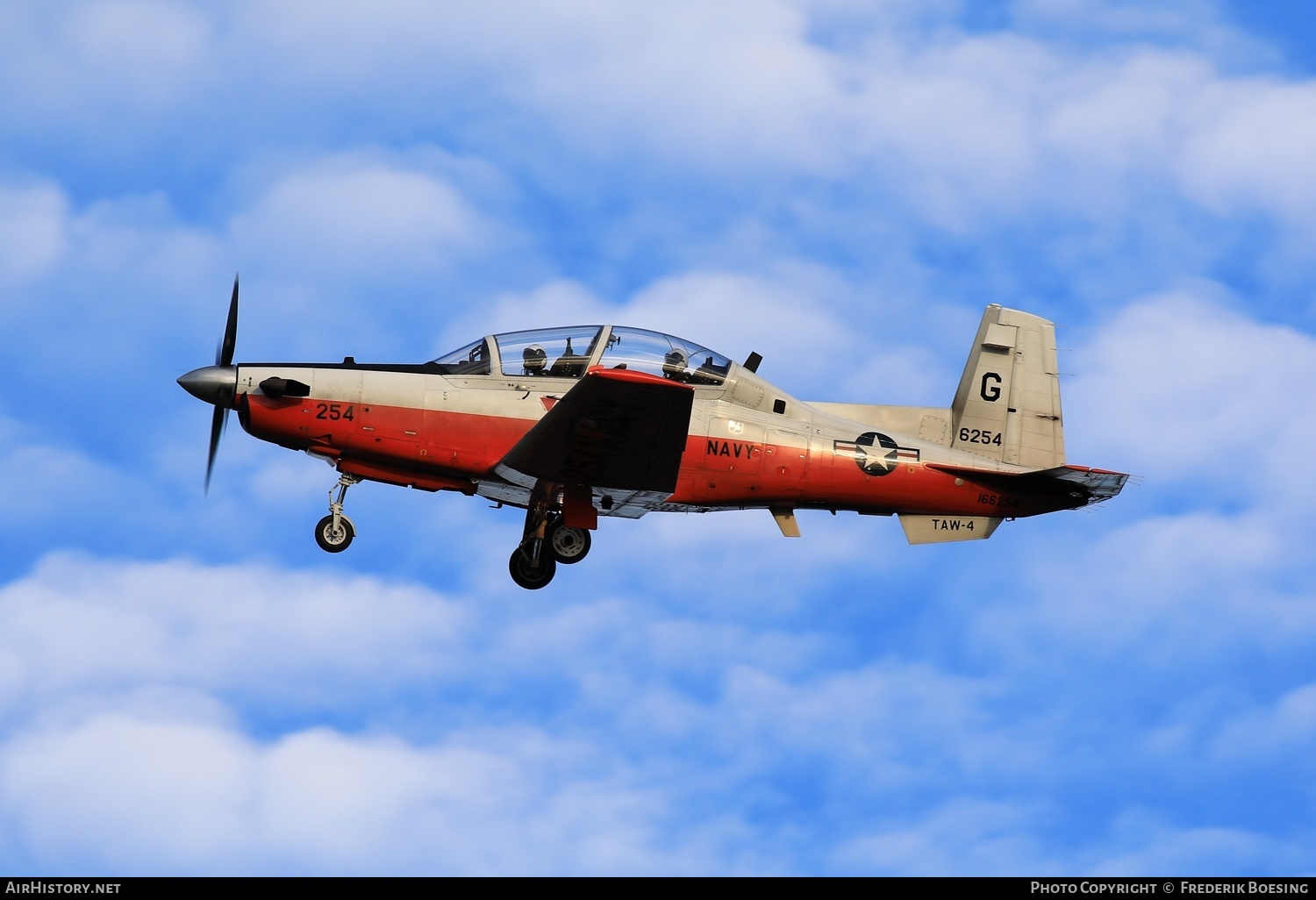 Aircraft Photo of 166254 | Beechcraft T-6C Texan II | USA - Navy | AirHistory.net #588317