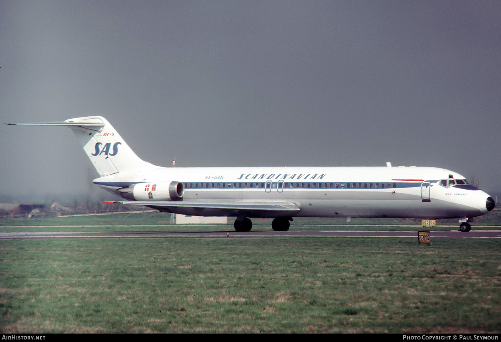 Aircraft Photo of SE-DAN | McDonnell Douglas DC-9-41 | Scandinavian Airlines - SAS | AirHistory.net #588327