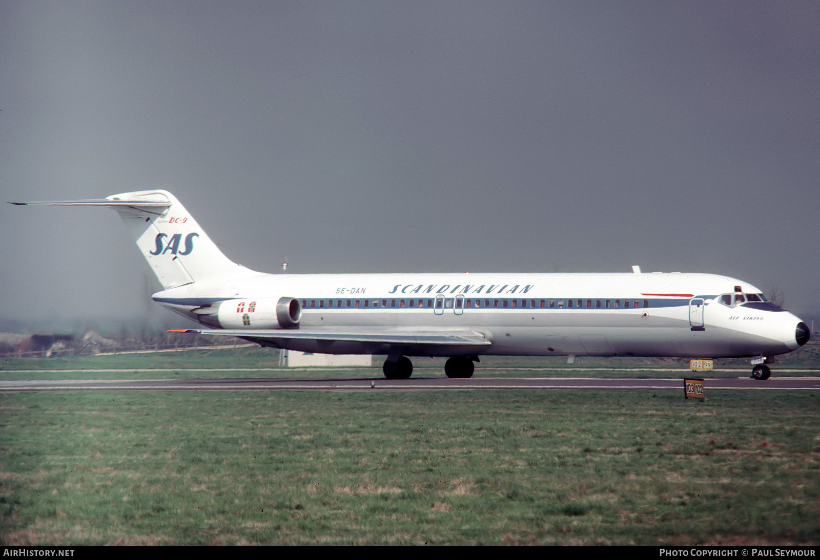 Aircraft Photo of SE-DAN | McDonnell Douglas DC-9-41 | Scandinavian Airlines - SAS | AirHistory.net #588327