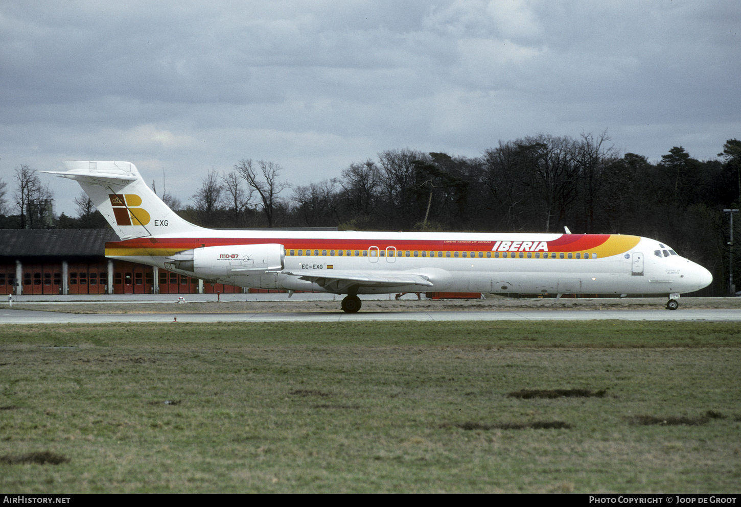 Aircraft Photo of EC-EXG | McDonnell Douglas MD-87 (DC-9-87) | Iberia | AirHistory.net #588336