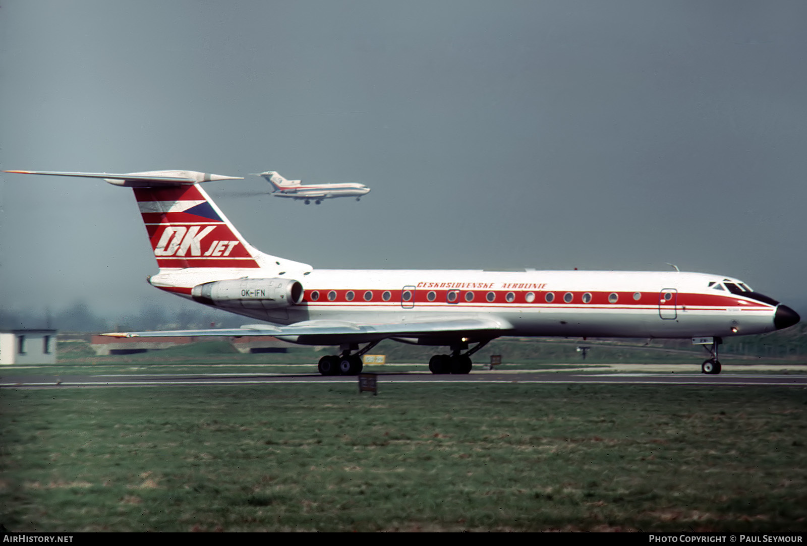 Aircraft Photo of OK-IFN | Tupolev Tu-134A | ČSA - Československé Aerolinie - Czechoslovak Airlines | AirHistory.net #588347