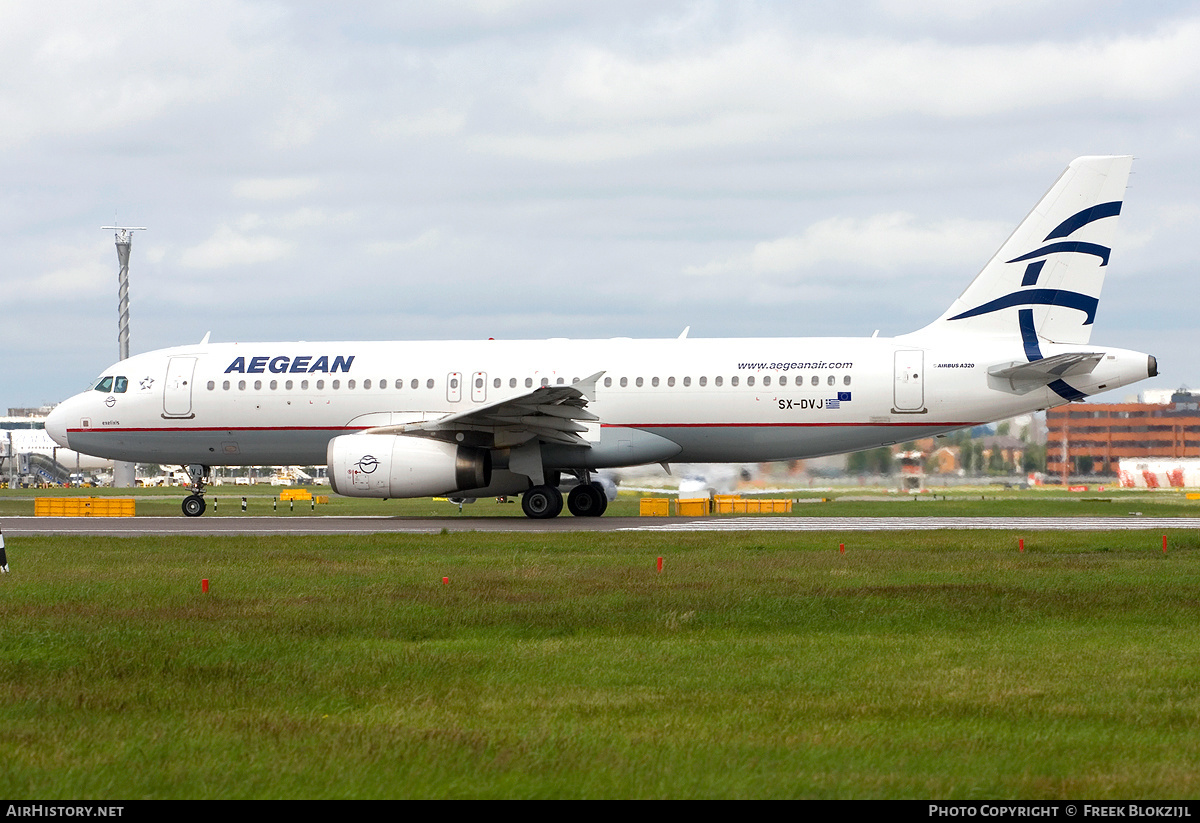 Aircraft Photo of SX-DVJ | Airbus A320-232 | Aegean Airlines | AirHistory.net #588348