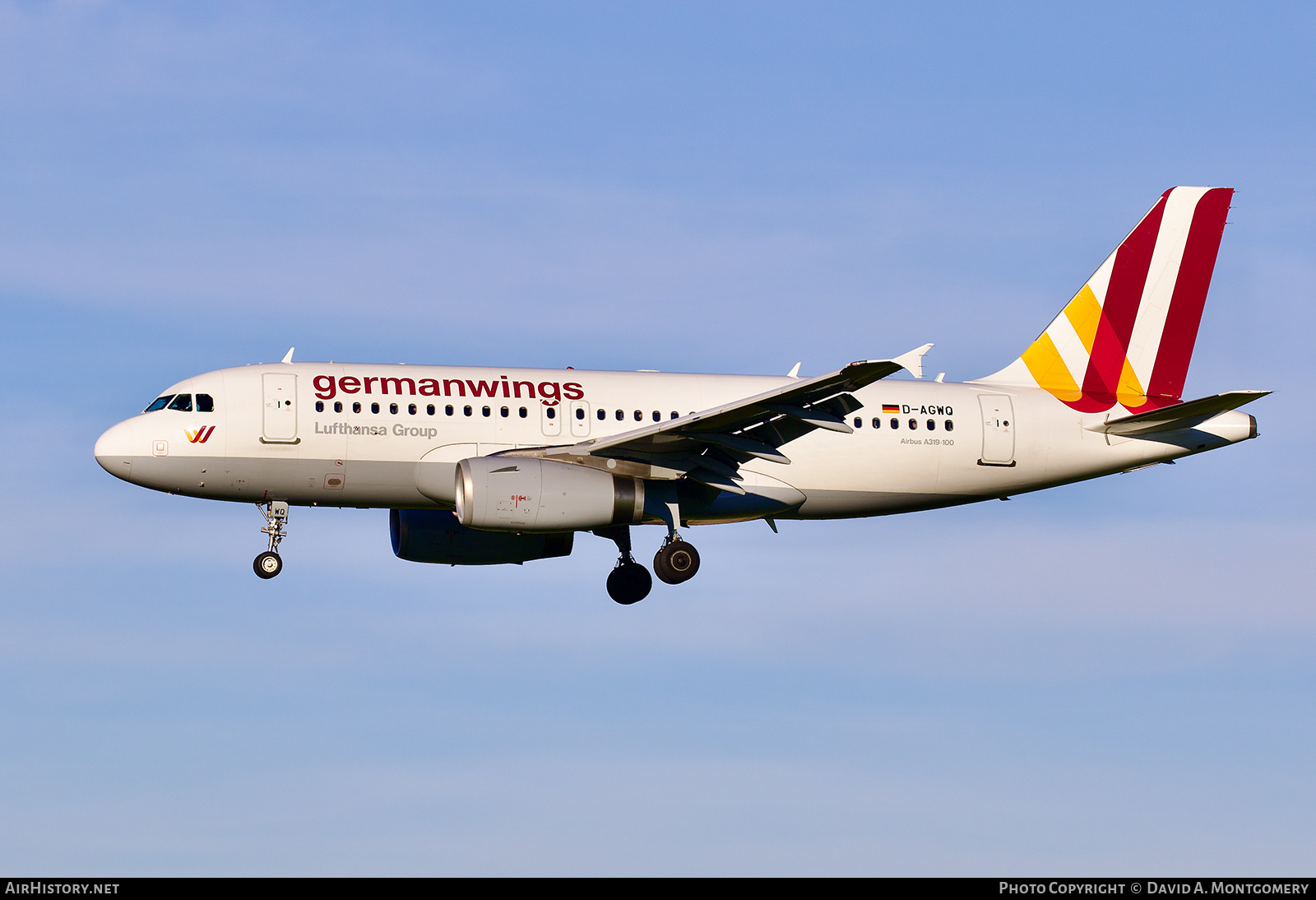 Aircraft Photo of D-AGWQ | Airbus A319-132 | Germanwings | AirHistory.net #588379
