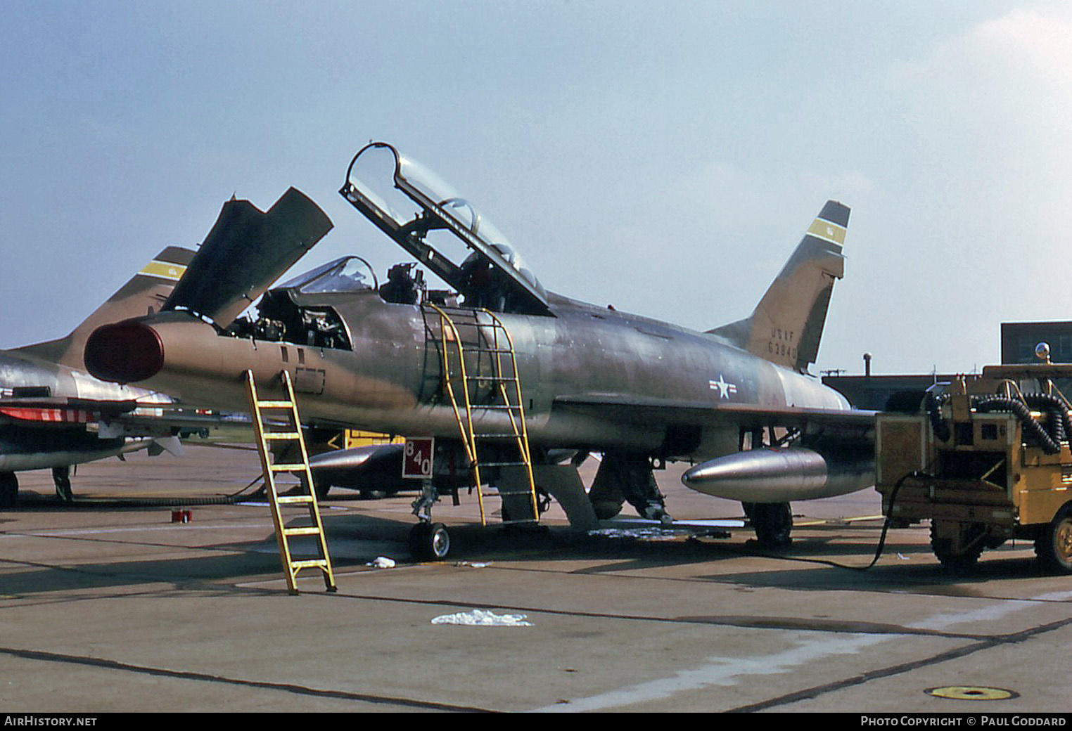 Aircraft Photo of 56-3840 / 63840 | North American F-100F Super Sabre | USA - Air Force | AirHistory.net #588387
