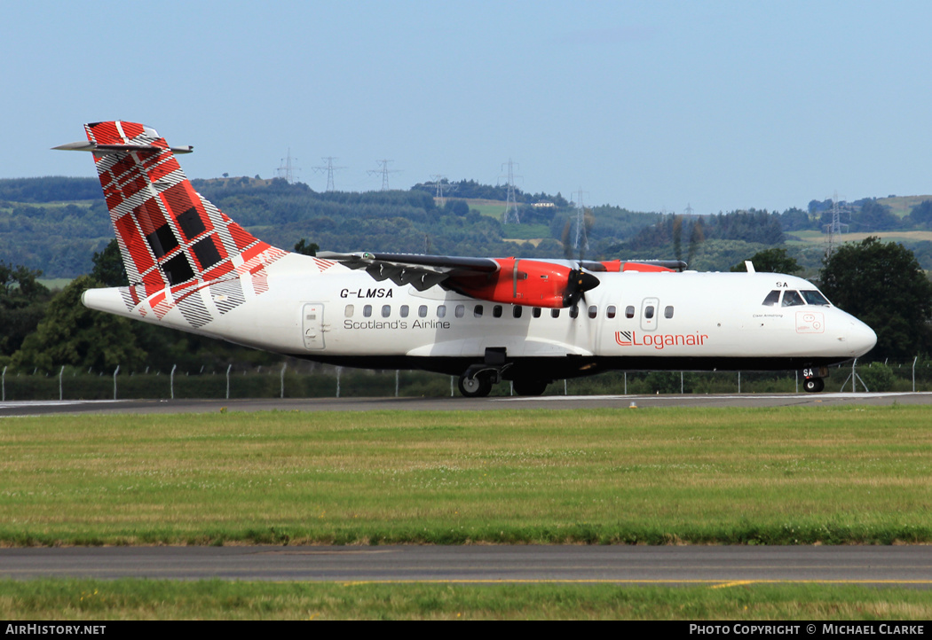 Aircraft Photo of G-LMSA | ATR ATR-42-600 | Loganair | AirHistory.net #588392