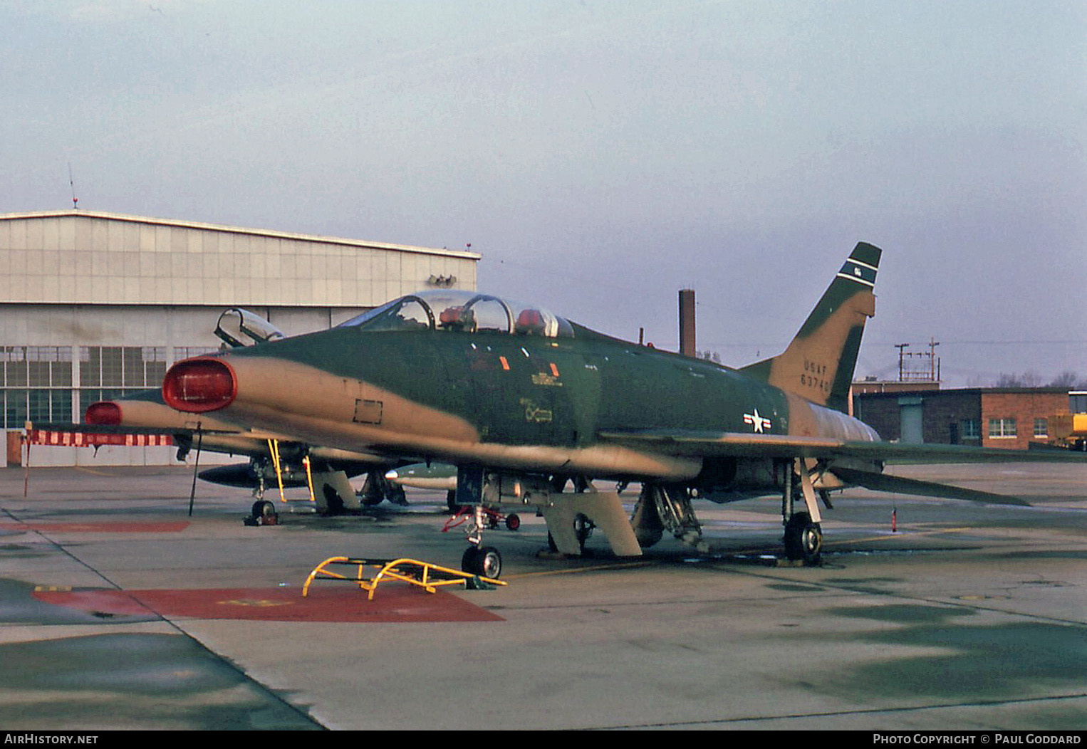 Aircraft Photo of 56-3740 / 63740 | North American F-100F Super Sabre | USA - Air Force | AirHistory.net #588396