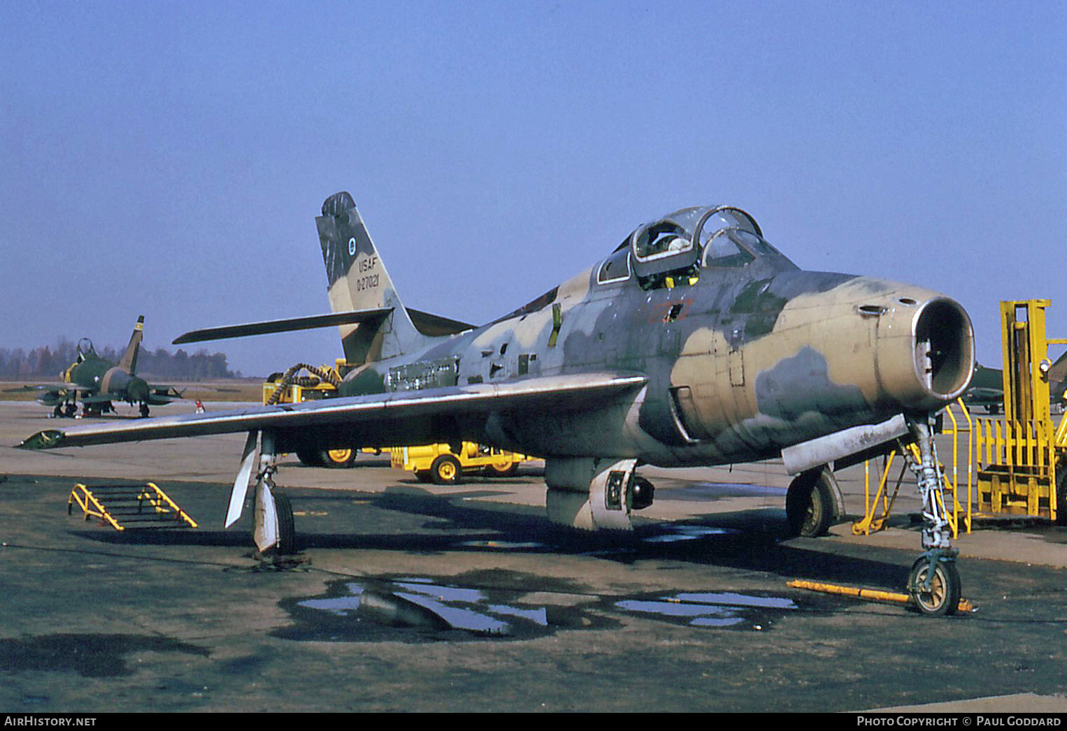 Aircraft Photo of 52-7021 / 0-27021 | Republic F-84F Thunderstreak | USA - Air Force | AirHistory.net #588409