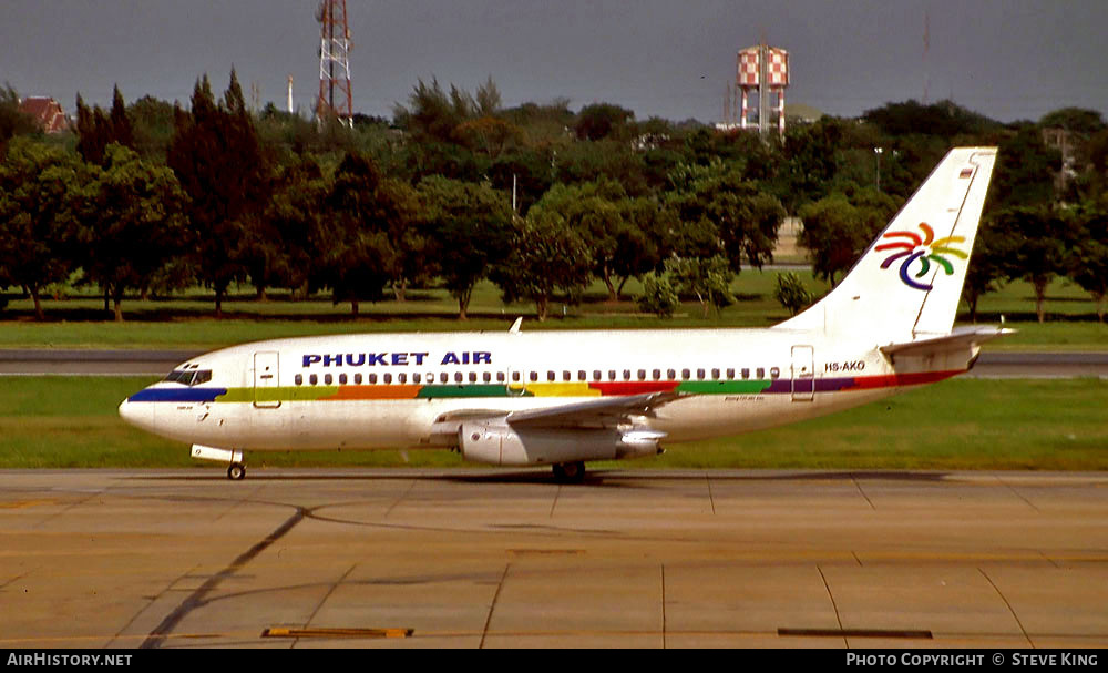 Aircraft Photo of HS-AKO | Boeing 737-281 | Phuket Air | AirHistory.net #588415