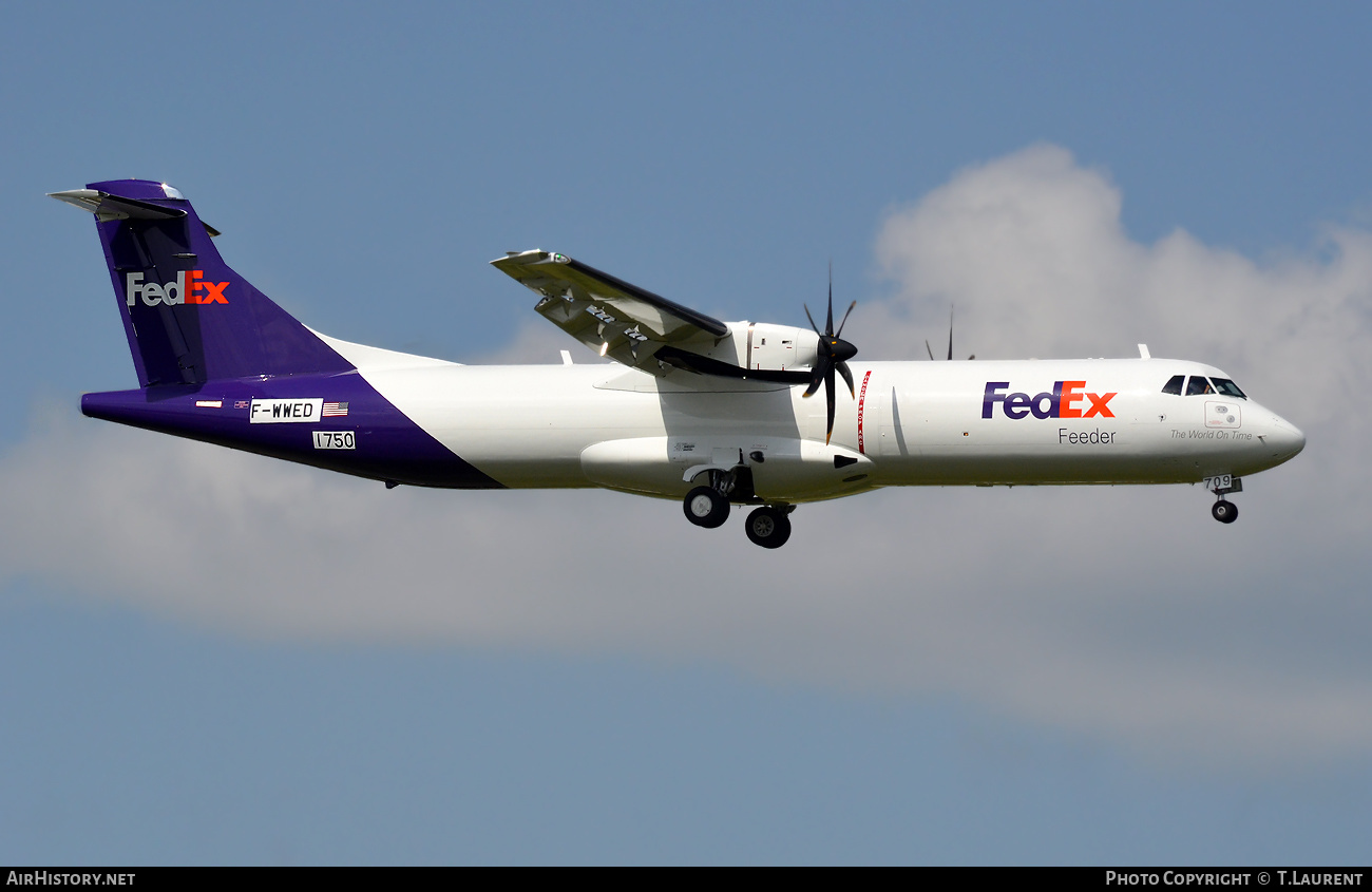 Aircraft Photo of F-WWED | ATR ATR-72-600F (ATR-72-212A) | FedEx Feeder | AirHistory.net #588422