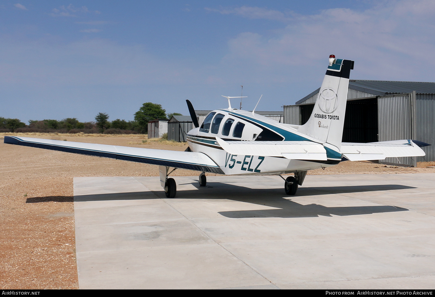 Aircraft Photo of V5-ELZ | Beech A36 Bonanza | AirHistory.net #588428
