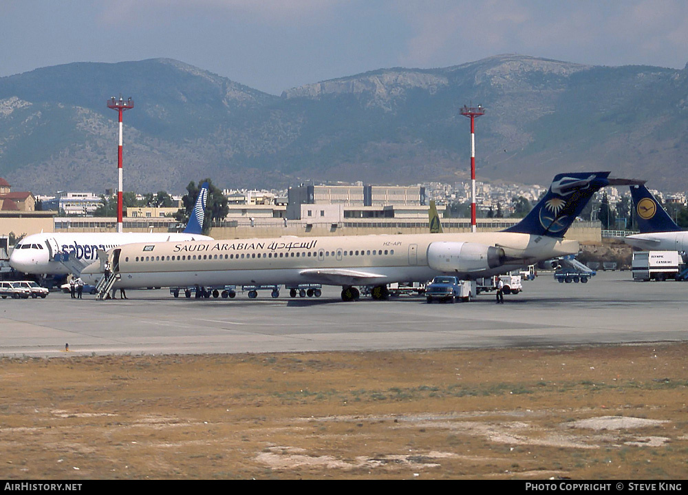 Aircraft Photo of HZ-API | McDonnell Douglas MD-90-30 | Saudi Arabian Airlines | AirHistory.net #588431