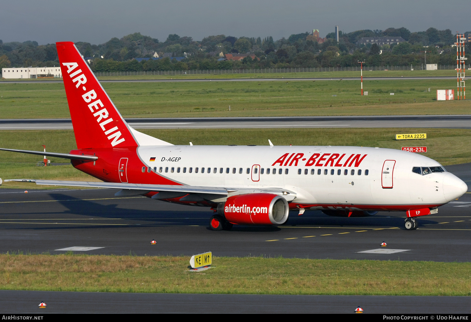 Aircraft Photo of D-AGEP | Boeing 737-75B | Air Berlin | AirHistory.net #588434