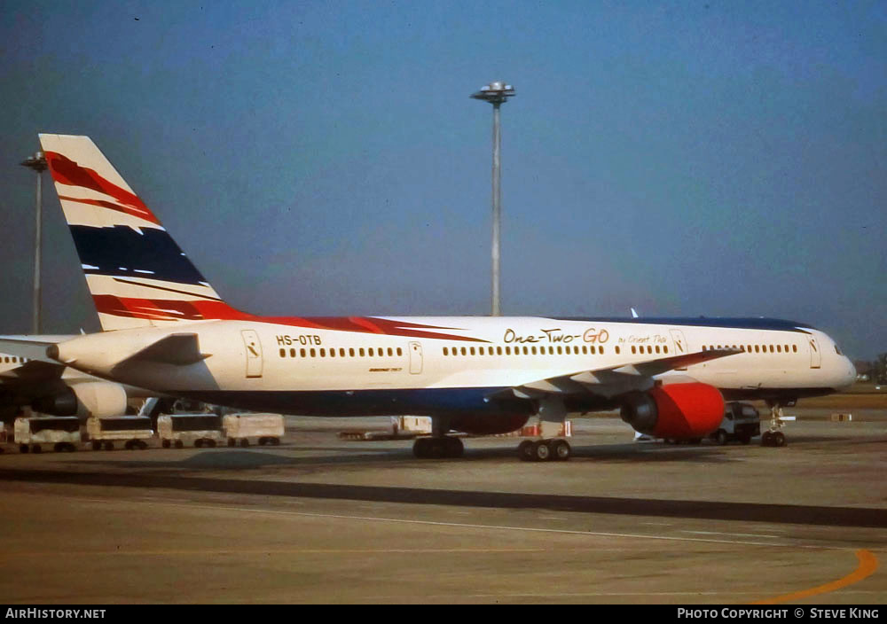 Aircraft Photo of HS-OTB | Boeing 757-236 | One-Two-Go | AirHistory.net #588454