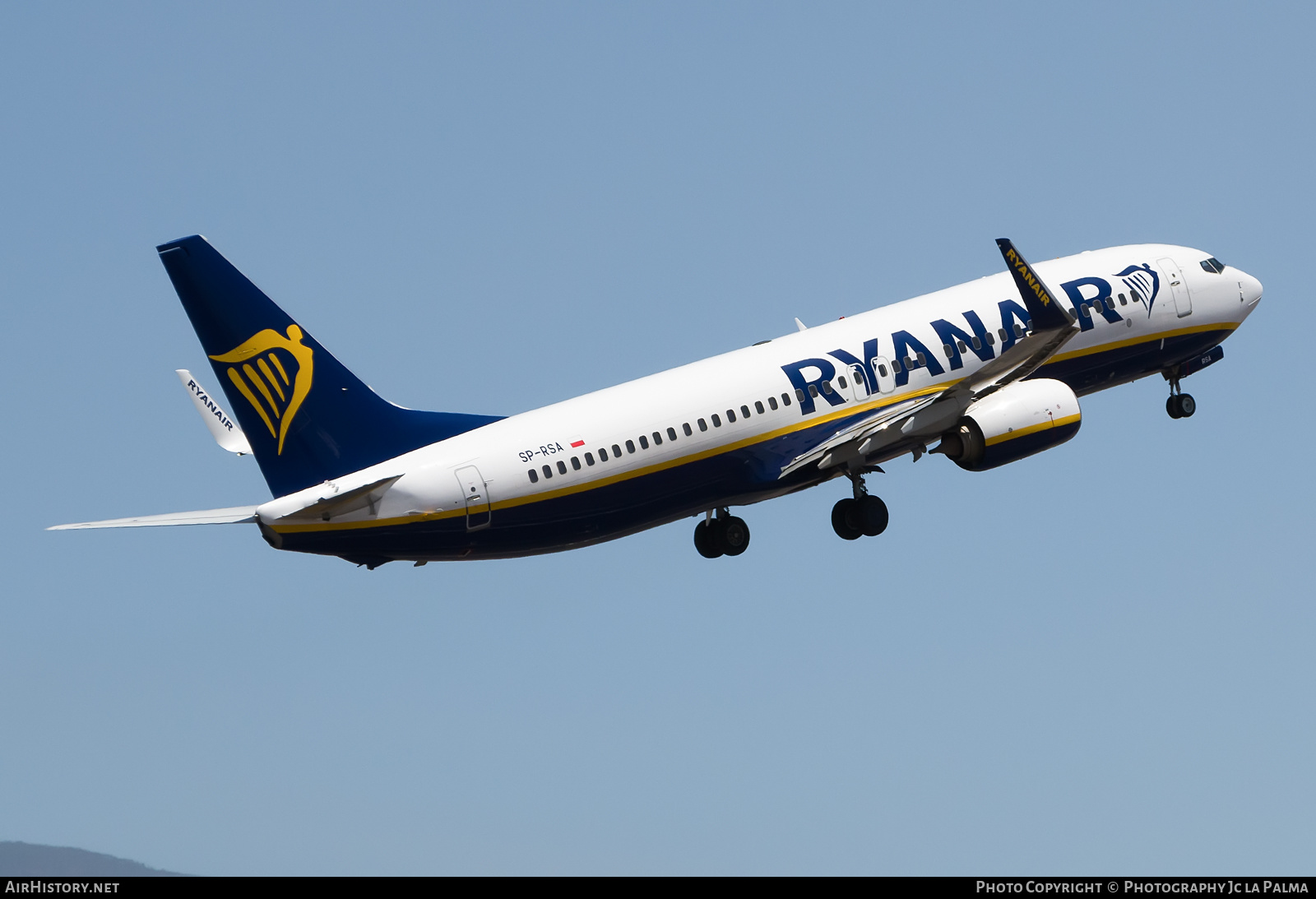 Aircraft Photo of SP-RSA | Boeing 737-8AS | Ryanair | AirHistory.net #588473