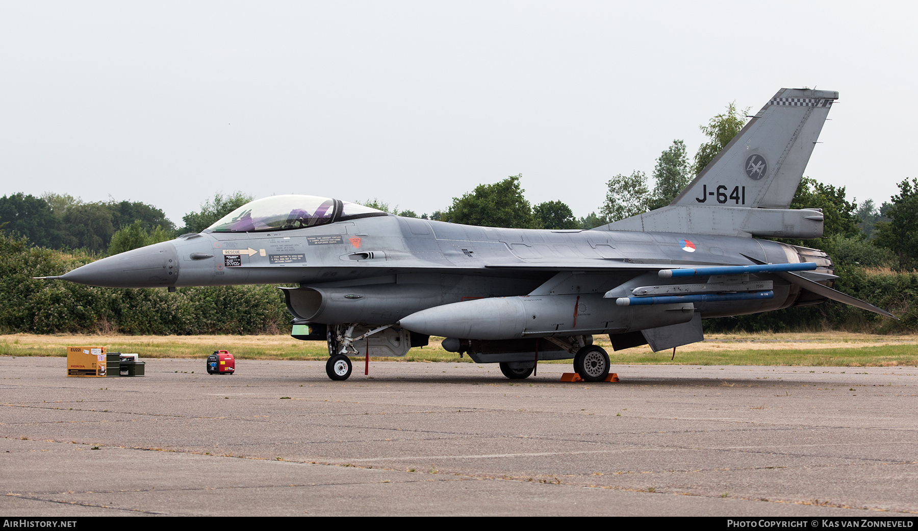Aircraft Photo of J-641 | General Dynamics F-16AM Fighting Falcon | Netherlands - Air Force | AirHistory.net #588490
