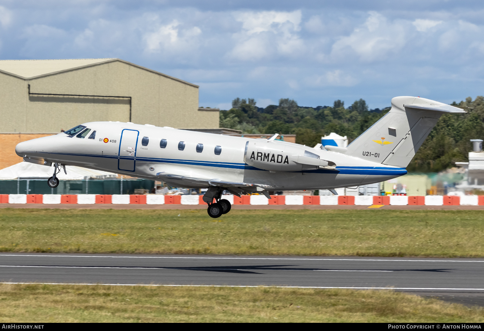 Aircraft Photo of U.21-01 | Cessna 650 Citation VII | Spain - Navy | AirHistory.net #588497