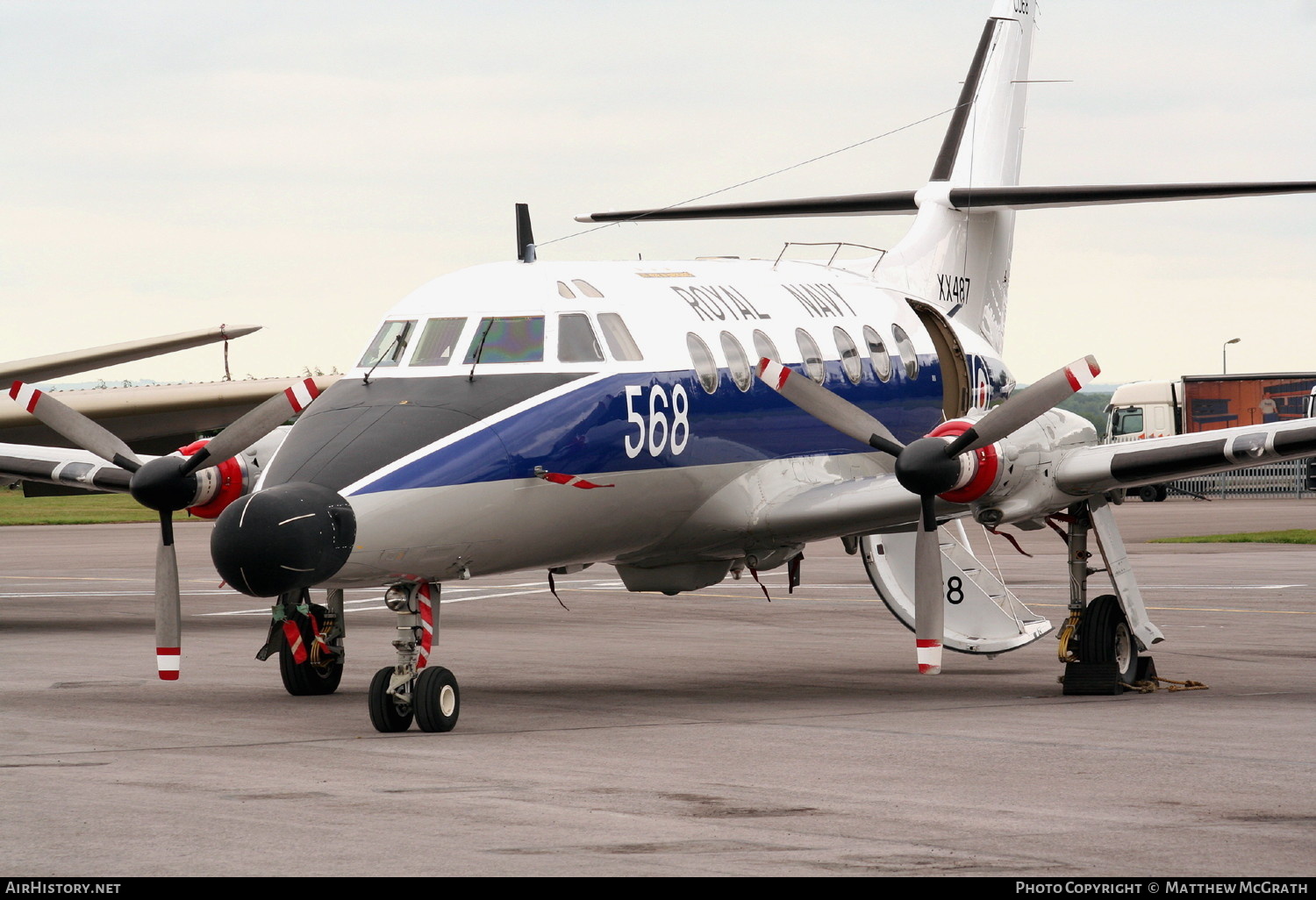 Aircraft Photo of XX487 | Scottish Aviation HP-137 Jetstream T2 | UK - Navy | AirHistory.net #588508