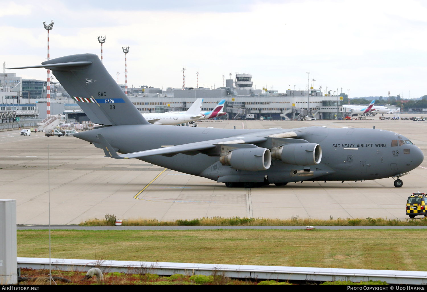 Aircraft Photo of 03 | Boeing C-17A Globemaster III | Hungary - Air Force | AirHistory.net #588553