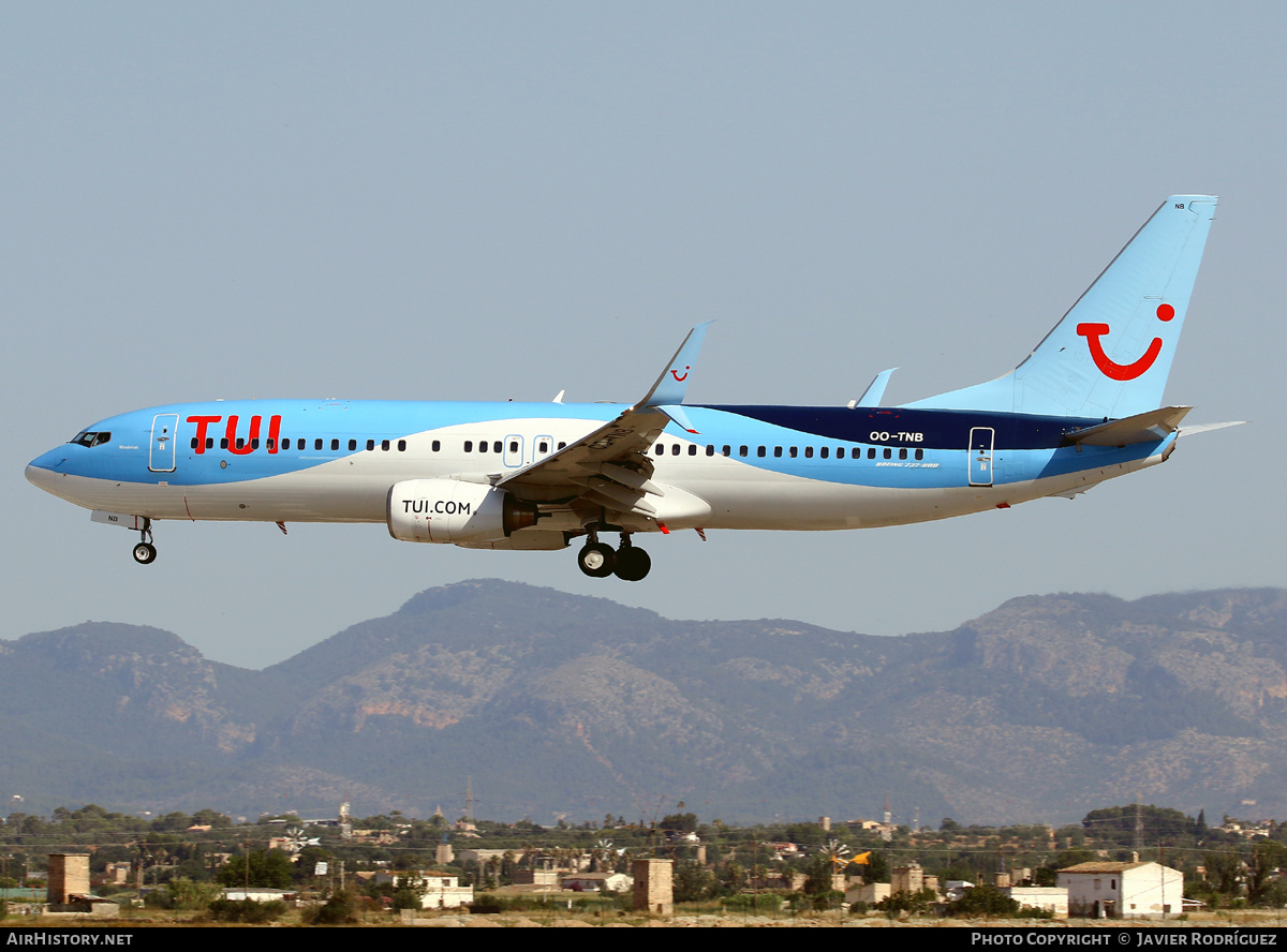 Aircraft Photo of OO-TNB | Boeing 737-8K5 | TUI | AirHistory.net #588583
