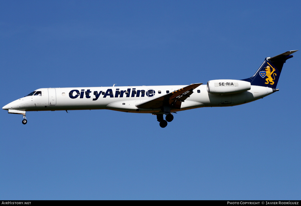 Aircraft Photo of SE-RIA | Embraer ERJ-145MP (EMB-145MP) | City Airline | AirHistory.net #588586