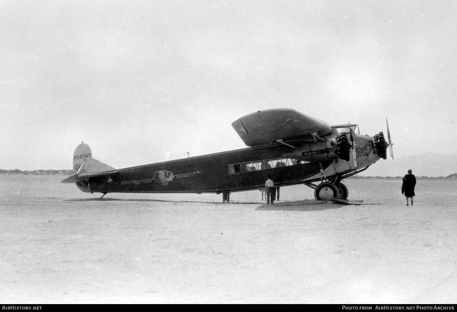 Aircraft Photo of NC8047 | Fokker F.10 | Western Air Express | AirHistory.net #588596