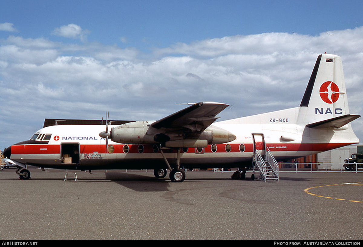 Aircraft Photo of ZK-BXD | Fokker F27-100 Friendship | New Zealand National Airways Corporation - NAC | AirHistory.net #588597