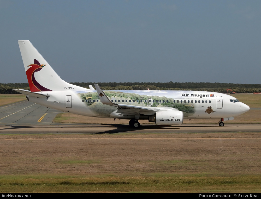 Aircraft Photo of P2-PXD | Boeing 737-7L9 | Air Niugini | AirHistory.net #588606