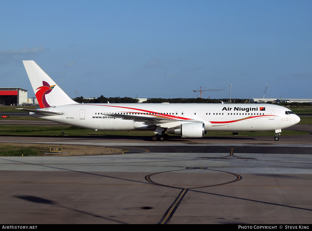 Aircraft Photo of P2-PXV | Boeing 767-341/ER | Air Niugini | AirHistory.net #588609