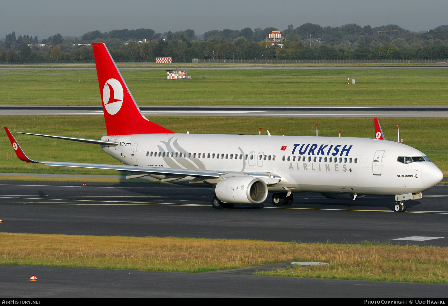 Aircraft Photo of TC-JHB | Boeing 737-8F2 | Turkish Airlines | AirHistory.net #588621