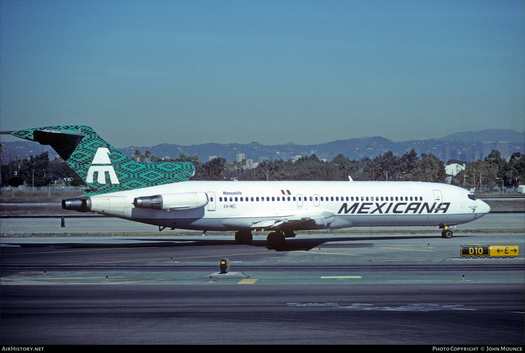 Aircraft Photo of XA-MEL | Boeing 727-264/Adv | Mexicana | AirHistory.net #588628