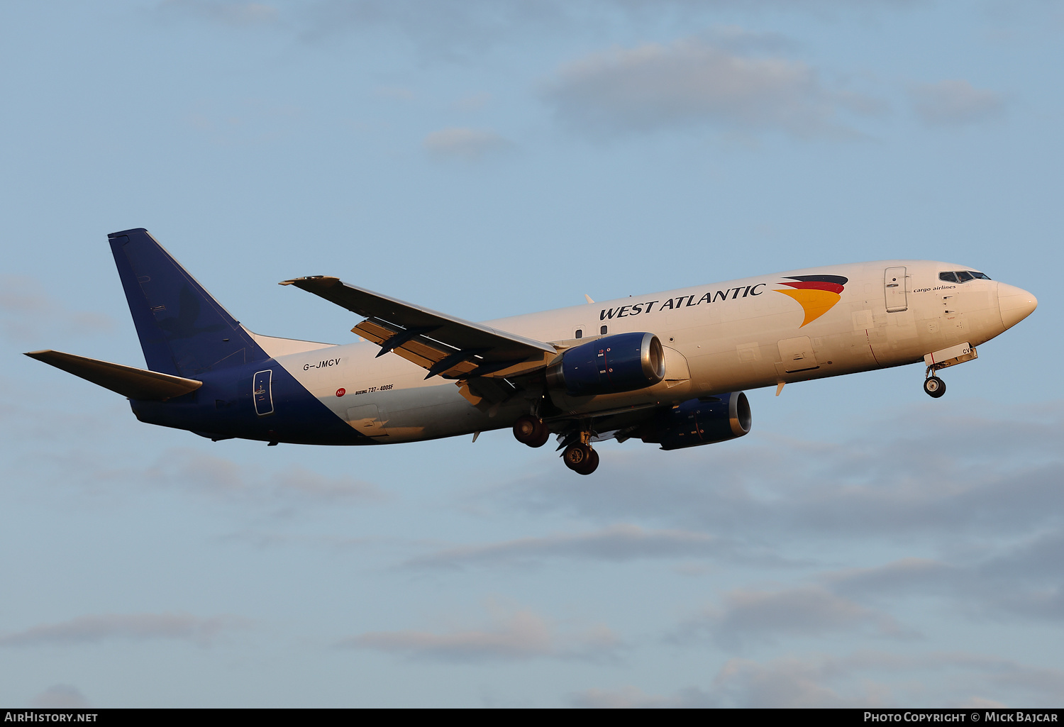 Aircraft Photo of G-JMCV | Boeing 737-4K5(SF) | West Atlantic Cargo Airlines | AirHistory.net #588653