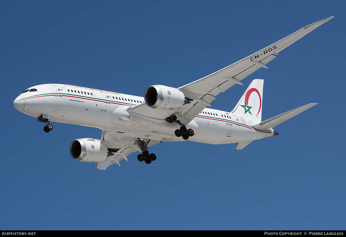 Aircraft Photo of CN-RGS | Boeing 787-8 Dreamliner | Royal Air Maroc - RAM | AirHistory.net #588665