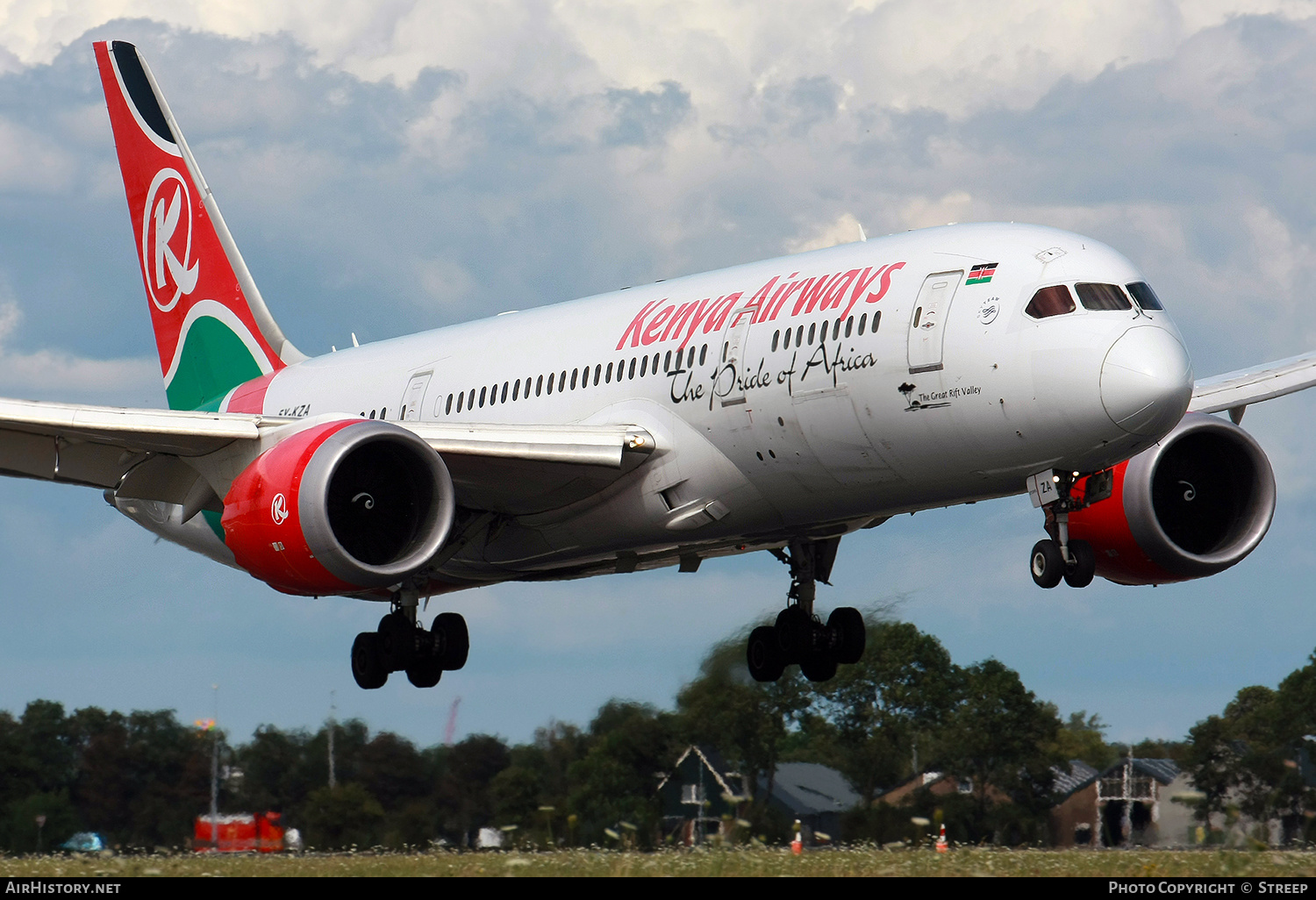 Aircraft Photo of 5Y-KZA | Boeing 787-8 Dreamliner | Kenya Airways | AirHistory.net #588669