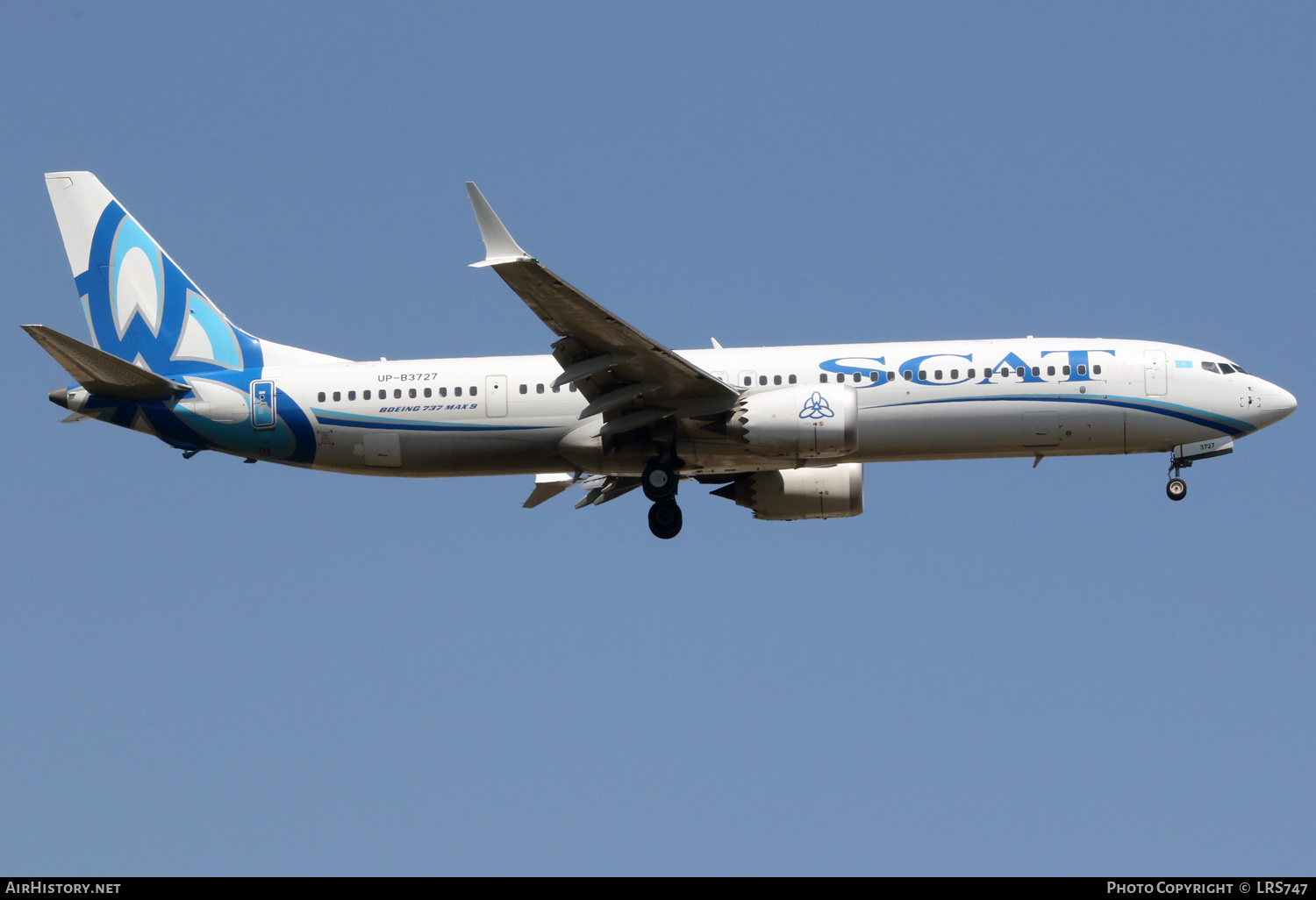 Aircraft Photo of UP-B3727 | Boeing 737-9 Max 9 | SCAT Airlines | AirHistory.net #588688