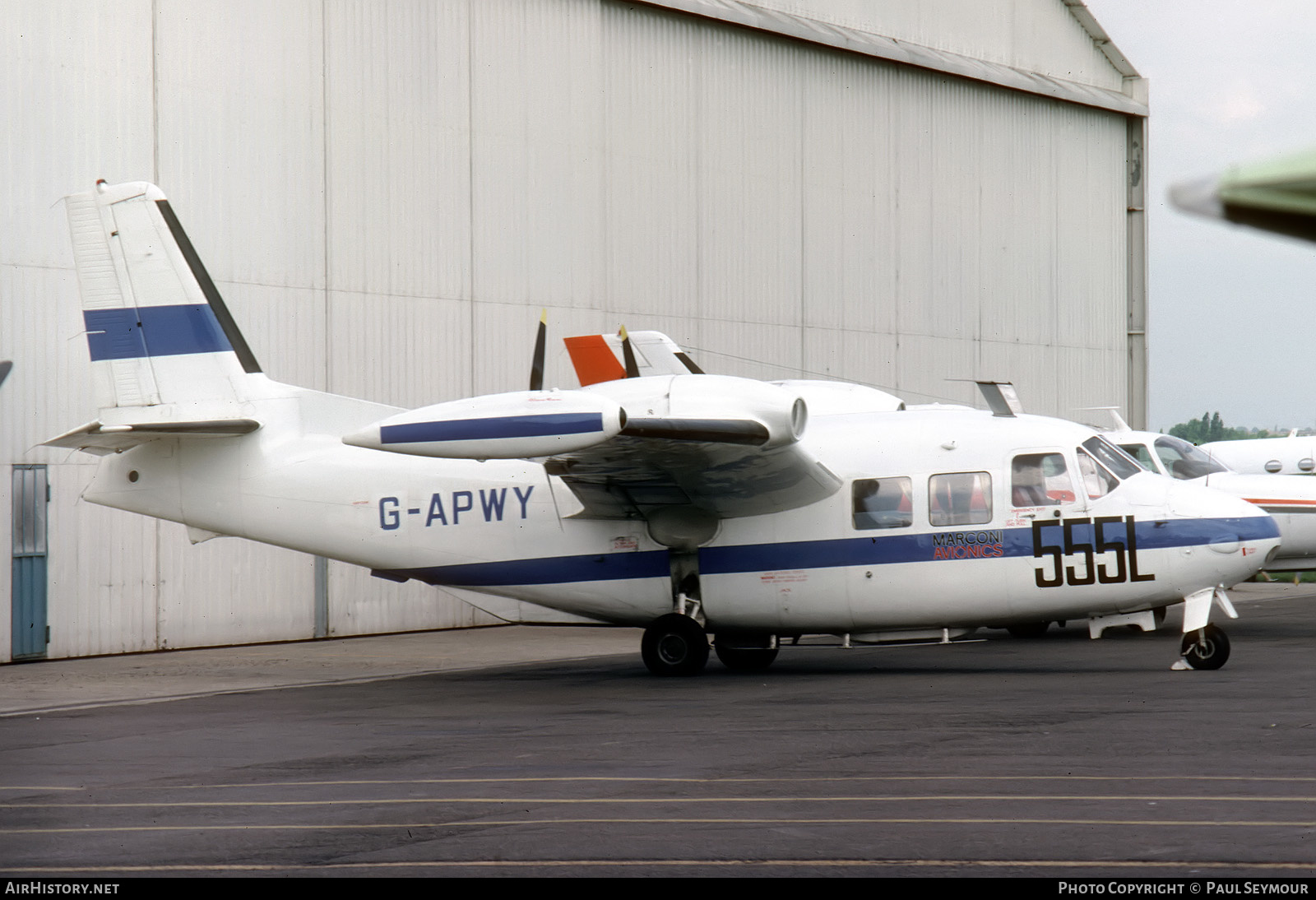 Aircraft Photo of G-APWY | Piaggio P-166AL-1 | Marconi | AirHistory.net #588708
