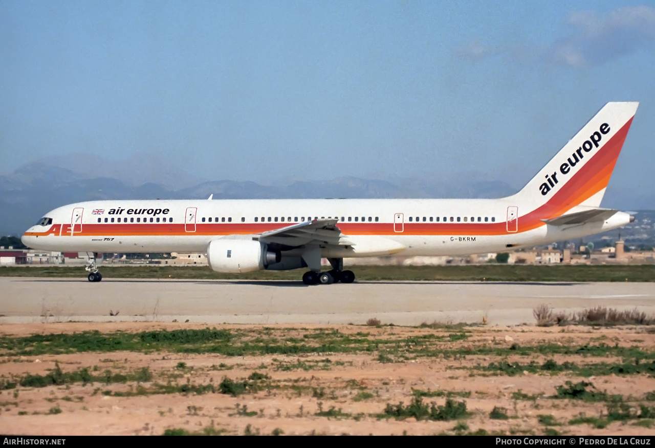 Aircraft Photo of G-BKRM | Boeing 757-236 | Air Europe | AirHistory.net #588710