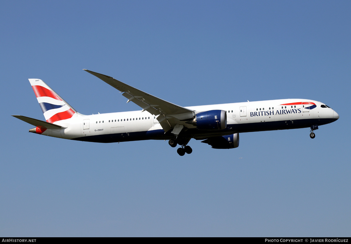 Aircraft Photo of G-ZBKF | Boeing 787-9 Dreamliner | British Airways | AirHistory.net #588740