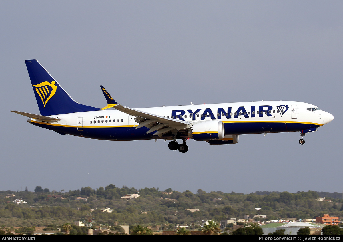 Aircraft Photo of EI-IGO | Boeing 737-8200 Max 200 | Ryanair | AirHistory.net #588741