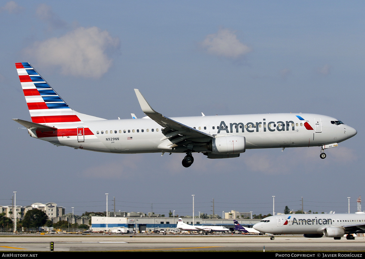 Aircraft Photo of N929NN | Boeing 737-823 | American Airlines | AirHistory.net #588755