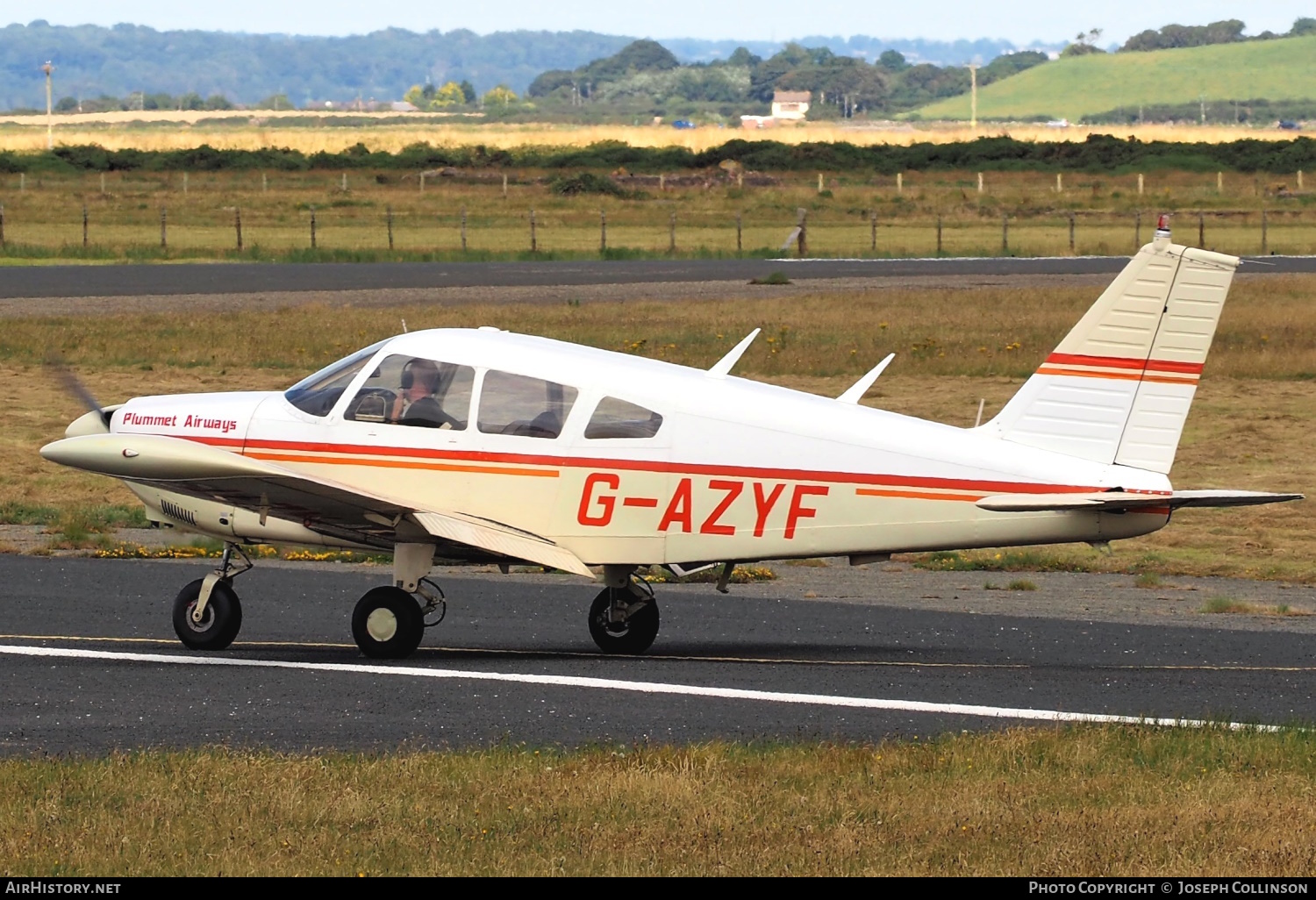 Aircraft Photo of G-AZYF | Piper PA-28-180 Cherokee D | Plummet Airways | AirHistory.net #588758