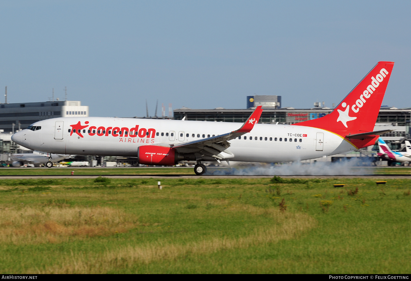 Aircraft Photo of TC-COE | Boeing 737-86J | Corendon Airlines | AirHistory.net #588785