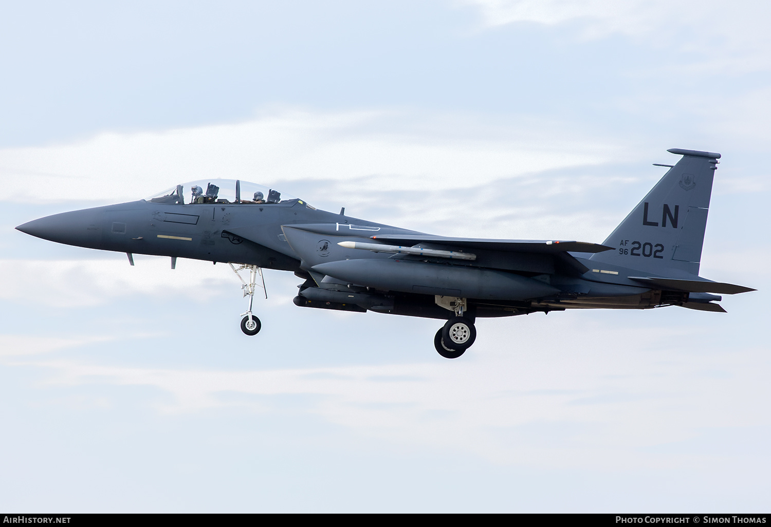 Aircraft Photo of 96-0202 / AF96-202 | Boeing F-15E Strike Eagle | USA - Air Force | AirHistory.net #588786