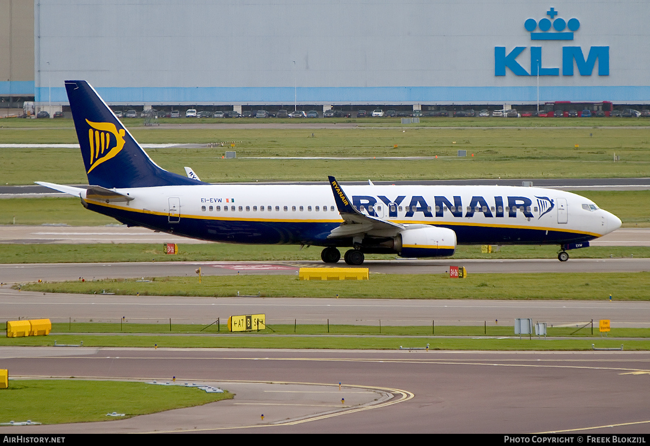 Aircraft Photo of EI-EVW | Boeing 737-8AS | Ryanair | AirHistory.net #588791